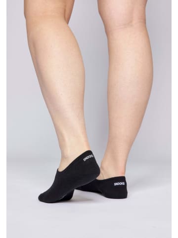 SNOCKS Füßlinge aus Bio-Baumwolle Mix (Schwarz/Weiß/Grau) 6 Paar