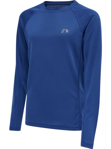 Newline Shirt "Kids Core Running T-Shirt L/S" in Blau