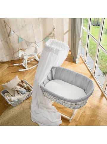 Erwin Müller Frottee Baby-Spannbettlaken 2er-Pack Erding in weiß