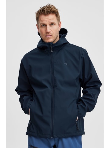 North Bend Softshelljacke NBLuango M Softshell Jacket 242134MMM funktionale Softshelljacke für Herren in Blau