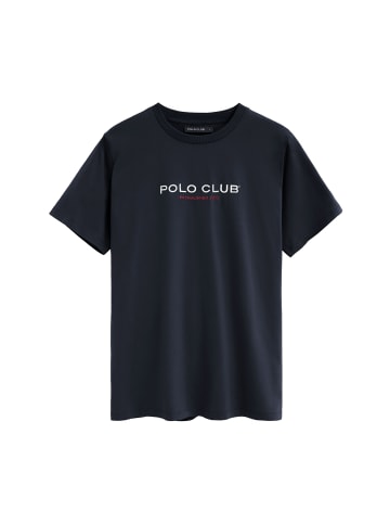 Polo Club T-Shirt ESTABLISHED MINIMAL TITLE VO in Navy Blau