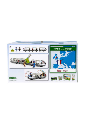 Brio Aktionsspiel BRIO World - TGV Hochgeschwindigkeitszug Ab 3 Jahre in bunt