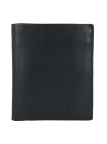Esquire New Silk Geldbörse Leder 10.5 cm in schwarz