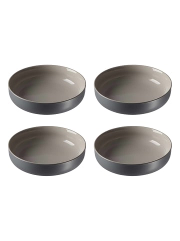 Ritzenhoff & Breker 4er Set Schalen Jasper in – ø 19.0 cm in Grau