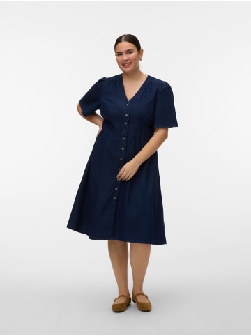 Vero Moda Jeanskleid in Dark Blue Denim