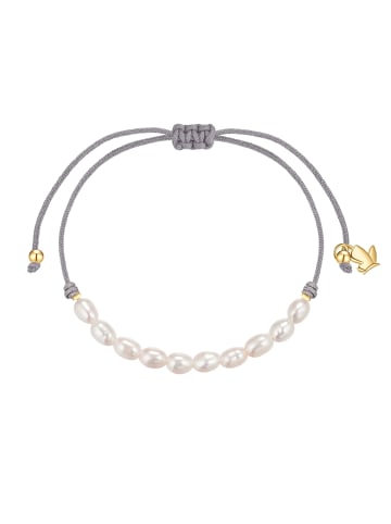 Glanzstücke München Armband aus Edelstahl mit Süßwasser-Zuchtperle in gelbgold