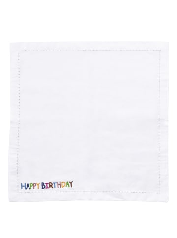 Butlers Serviette HAPPY BIRTHDAY 10er-Set in Weiß