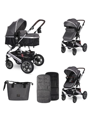 Lorelli Kinderwagen Lora in grau