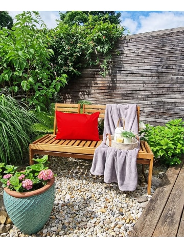 JACK 1x Outdoor Kissenhülle 30x50cm Uni in Rot