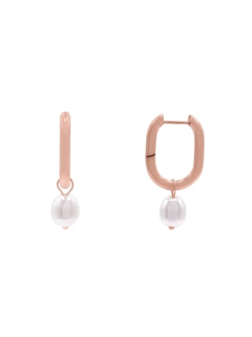 Steel_Art Perlenohrringe Damen Jenna rose goldfarben in rosegoldfarben