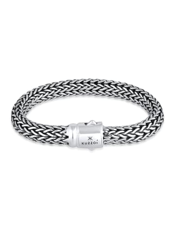 KUZZOI Armband 925 Sterling Silber Twisted in Silber