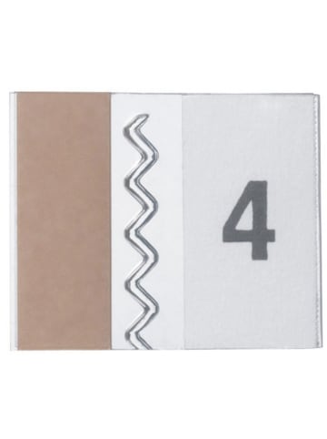 Durable Selbstklebereiter Tabfix 200x10 2-zeilig transparent Packung mit 5 Stück