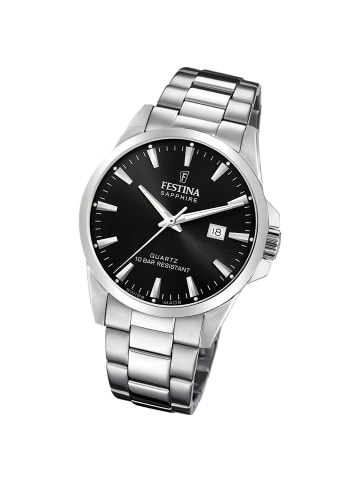 Festina Analog-Armbanduhr Festina Swiss Made silber groß (ca. 41mm)