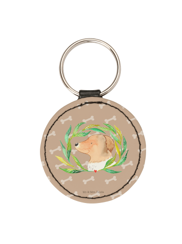 Mr. & Mrs. Panda Taschenanhänger Hund Blumen ohne Spruch in Hundeglück