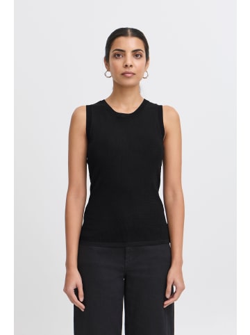 ICHI Shirttop in schwarz