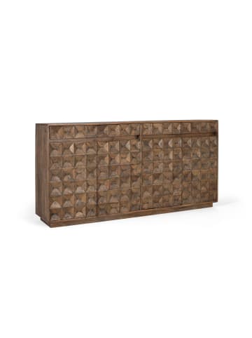 Giner y Colomer Sideboard aus Mangoholz mit gealtertem Finish in Brown