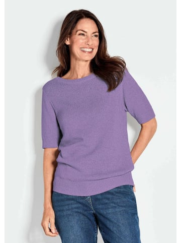 GOLDNER Kurzgröße:  Pullover Pullover in flieder