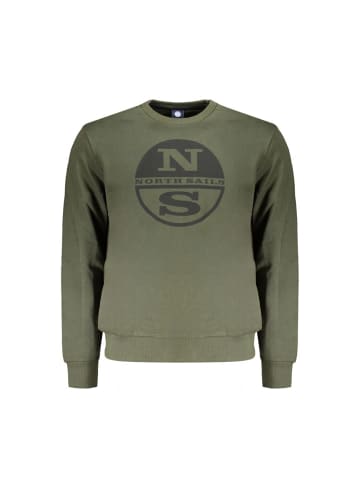 North Sails Grünes Baumwoll-Sweatshirt