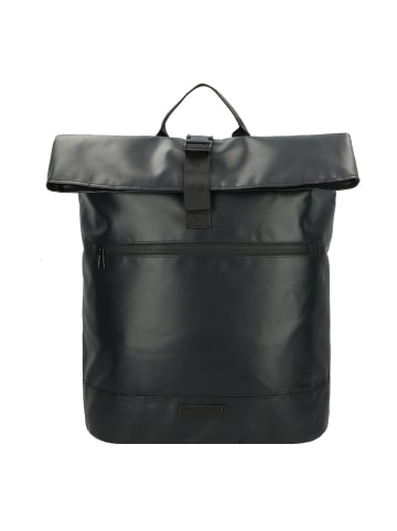 Greenburry Upcycled Tarpaulin Daypack 42.5 cm Laptopfach in black