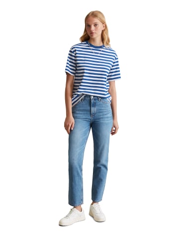 Marc O'Polo DENIM Streifen-T-Shirt regular in Medium Blue