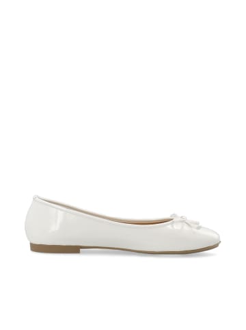 Bianco Ballerinas in OffWhitePatent