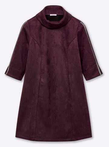 sheego A-Linien-Kleid in burgund