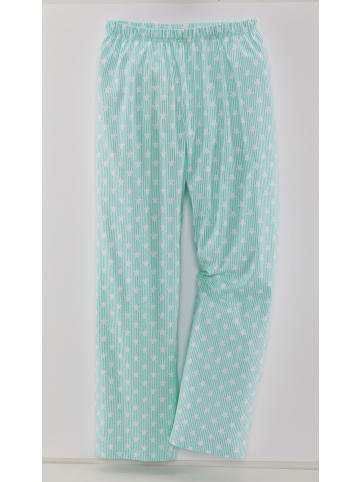 Petite Fleur Kids Pyjama in weiß-mint, mint