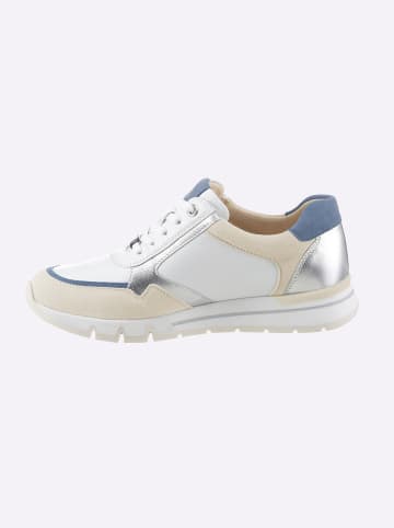 Caprice Sneaker in weiß-jeansblau