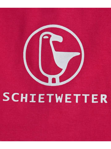 SCHIETWETTER Beanie mit Print Möwe in dark pink/white