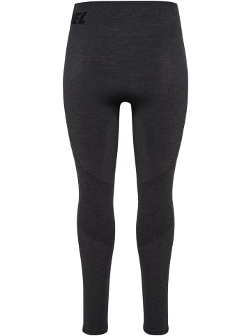 Hummel Hummel Leggings Hmlte Multisport Damen Atmungsaktiv Schnelltrocknend Nahtlosen in BLACK MELANGE