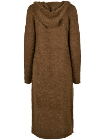 Urban Classics Urban Classics Damen Ladies Hooded Feather Cardigan in summerolive