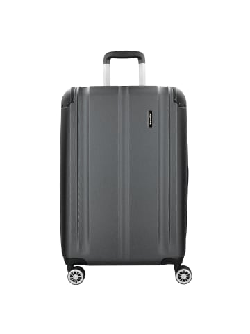 travelite City M 4-Rollen Trolley 68 cm anthrazit