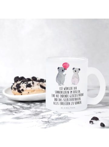 Mr. & Mrs. Panda Kaffeetasse Koala Luftballon mit Spruch in Transparent
