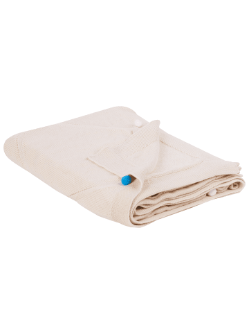 Beliani Kuscheldecke GAIDAR in Beige/Bunt - (W) 130 x (L) 170 cm