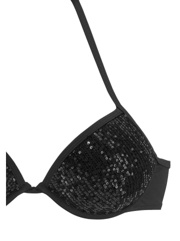 Bruno Banani Push-Up-Bikini in schwarz