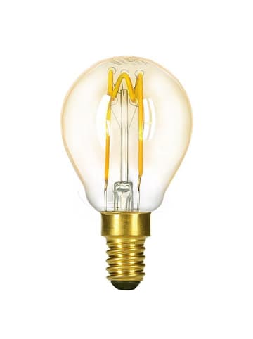 Licht-Erlebnisse E14 LED-Leuchtmittel in Warmweiß EEK G A bis G Ø 4.5 cm in Gold