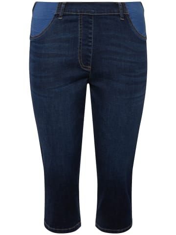 Ulla Popken Jeans in dark blue denim