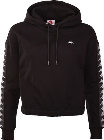 Kappa Hoodie "Hoodie, kurzer Schnitt" in Schwarz