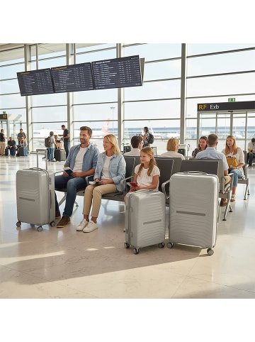 relaxdays 3-tlg. Kofferset in Beige