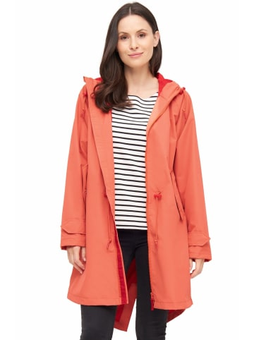 Derbe Regenjacke für Damen in orange