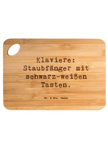 Mr. & Mrs. Panda Holzbrettchen Spruch Klavier Staubfänger mit Sp... in Braun