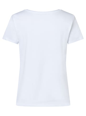 More & More Schuhprintshirt in white