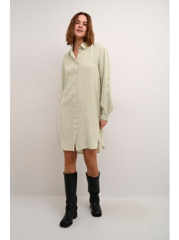 Kaffe Langarm - Hemd KAmilia in Chinchilla/Chalk Stripe