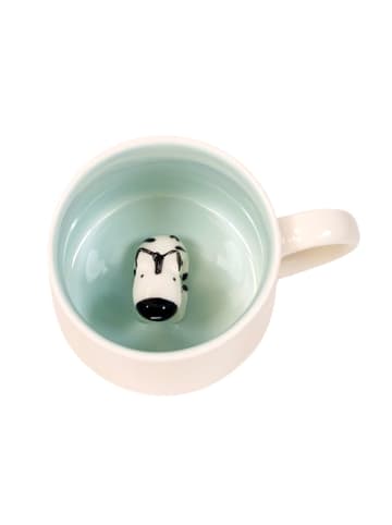 Intirilife Kaffeetasse 3D Teetasse Becher 300ml in Zebra