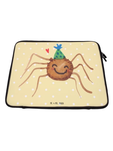 Mr. & Mrs. Panda Notebook Tasche Spinne Agathe Party ohne Spruch in Gelb Pastell