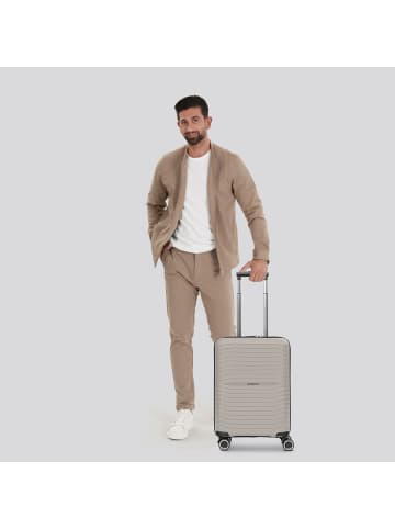 Stratic Shine 4 Rollen Kabinentrolley 55 cm in taupe