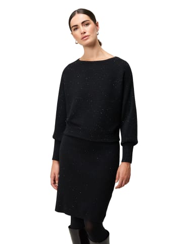 Zero  Strickkleid mit Pailletten in Black Beauty