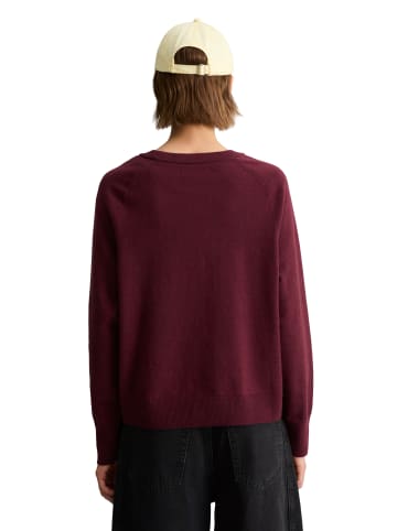 Marc O'Polo DENIM Strickpullover regular in Dark Red Melange