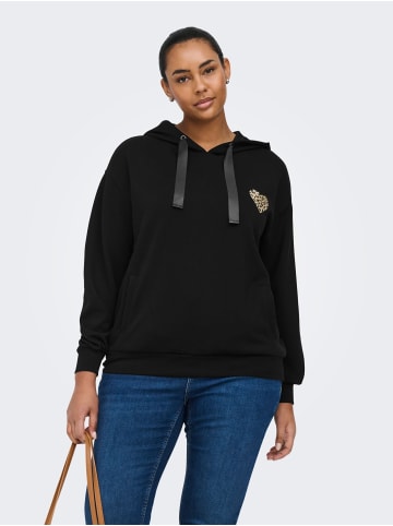 ONLY Carmakoma Kapuzenpullover in Black