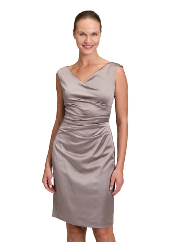 Vera Mont Etuikleid mit Raffung in Grau